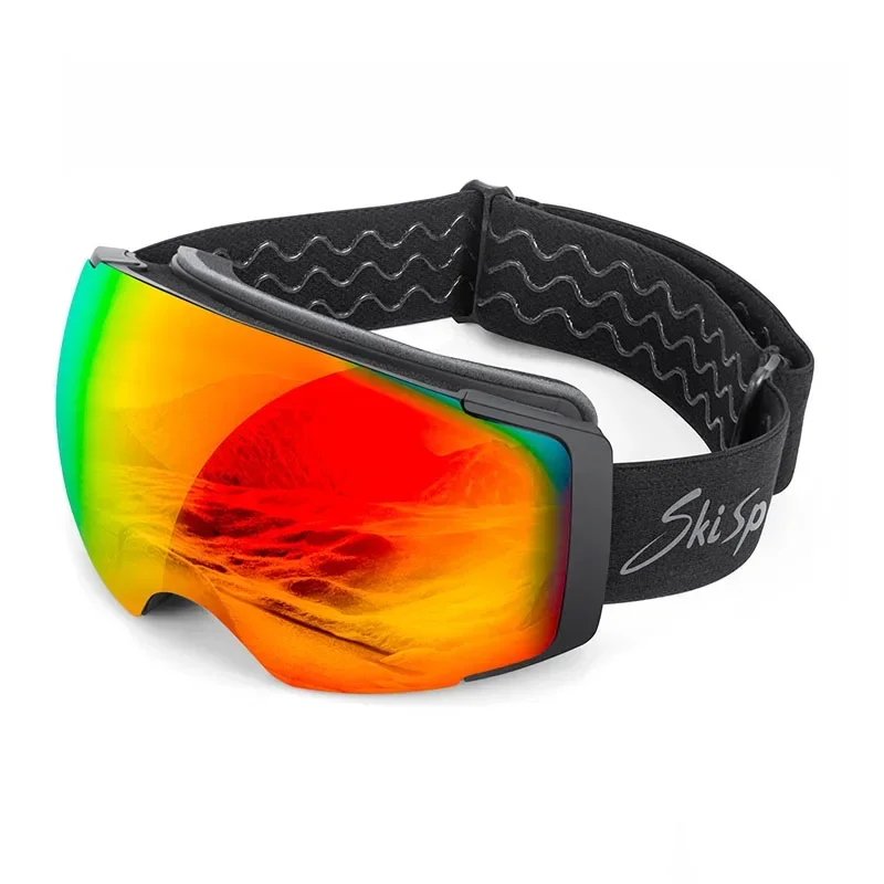 Lunettes de ski anti-buée pour adultes, double couche, lames sphpopularité magnétiques, lunettes de snowboard, lunettes d'extérieur, femmes et hommes, nouveau, 2025