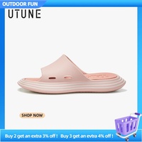 UTUNE Outdoor Women Summer Shoes Runway Slippers Outside EVA Men Beach Slides Soft Thick Sole Non-slip Sandals Indoor Bathroom