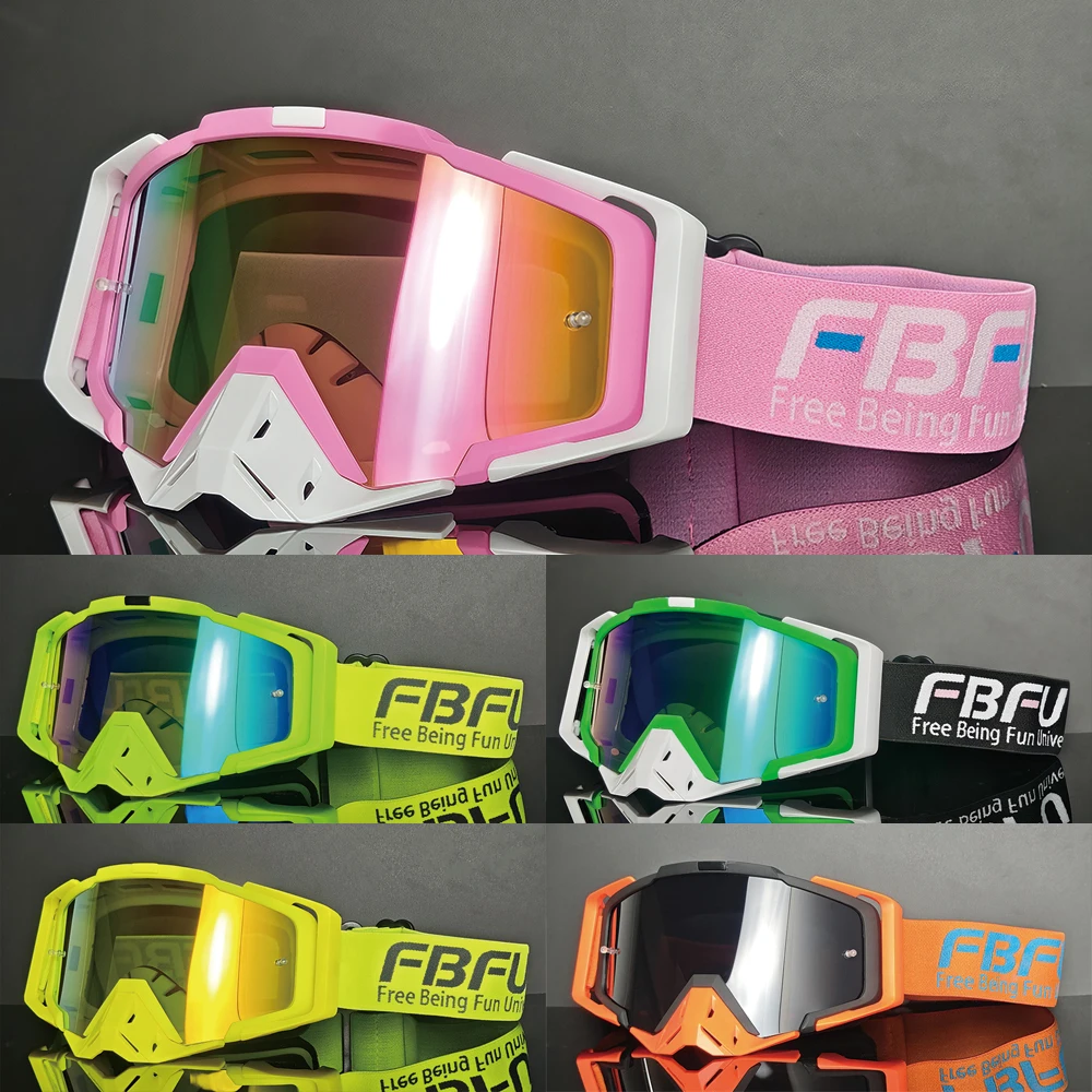 

FBFU 2025 Мужские и женские лыжные очки для бездорожья — HD-линзы, вседневные дышащие очки, мужские и женские очки для шоссейного велосипеда
