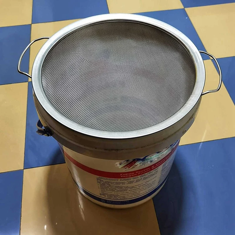 60 Mesh Stainless Steel Paint Strainer Fits A 5 Gallon Bucket, Filter Impurities, Easy To Clean And Reusable, (4PCS)