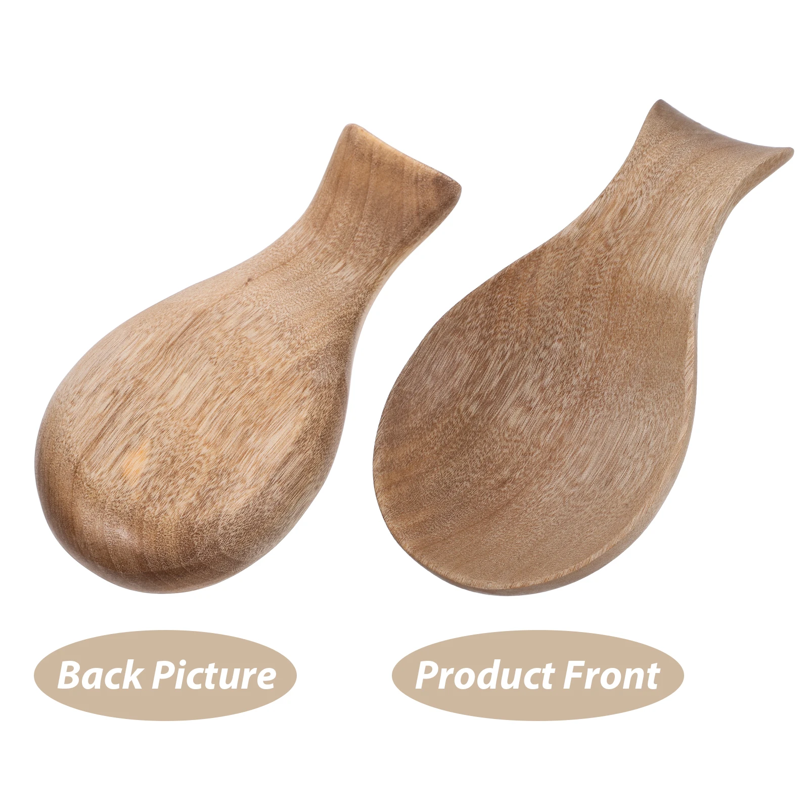 

Wooden Spoon Rest Stylish Functional Home Kitchen Tableware Utensil Holder Reusable Soup Scoop Baby Stove Decor