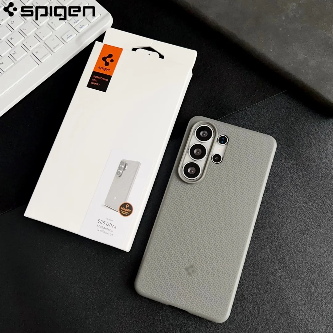 Original Spigen TPU Matte Magfit Magnetic Soft Case For Samsung Galaxy S26 S25 S24 Ultra Plus For Magsafe Wireless Charge Cover
