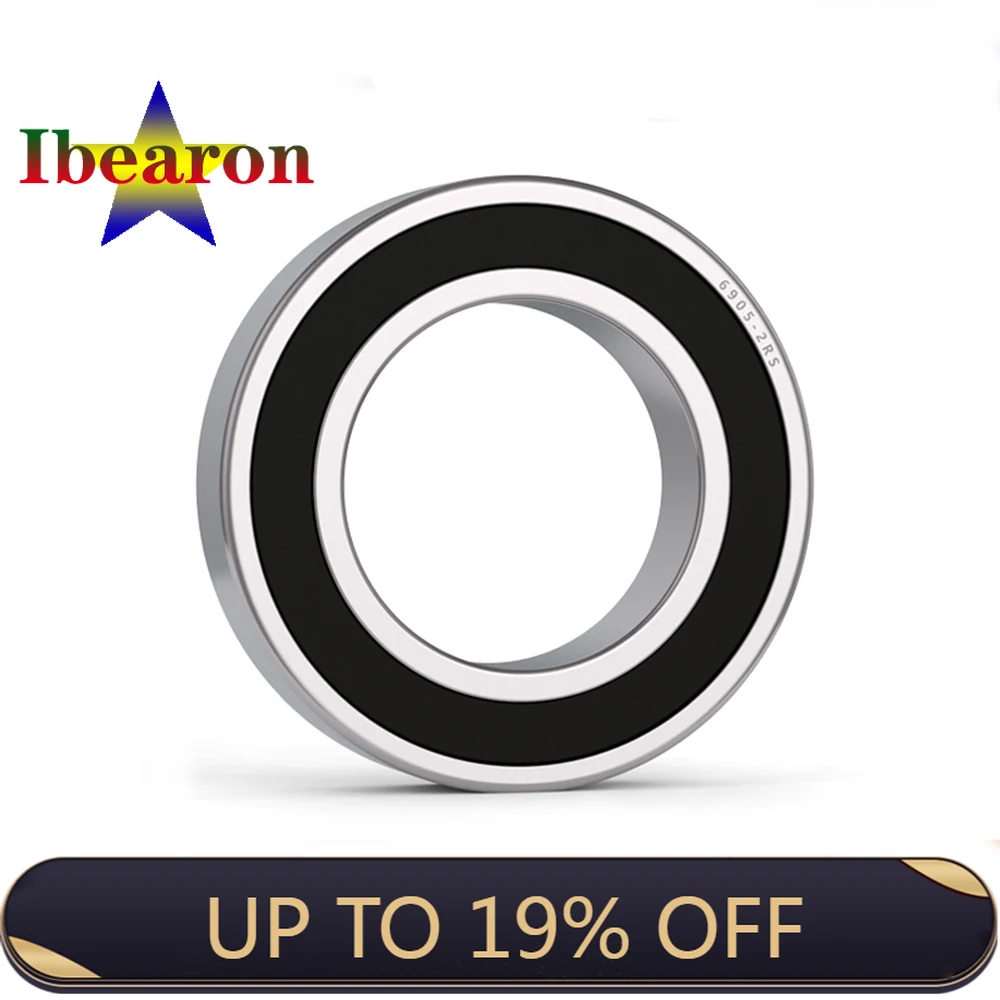 

1PCS 6819-2RS 6820-2RS Ultra-thin Deep Groove Ball Bearings High Quality Rubber Shielded Bearing Steel