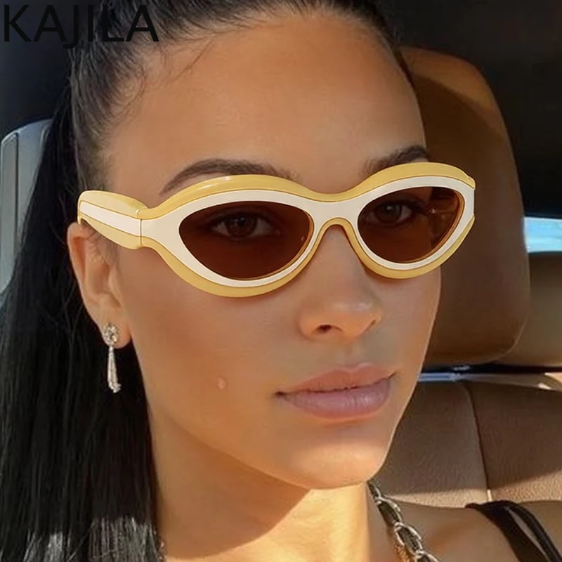 

Steampunk Round Sunglasses Women 2025 Luxury Brand Design One-Piece Punk Sun Glasses For Ladies Vintage Eyewear Shades UV400