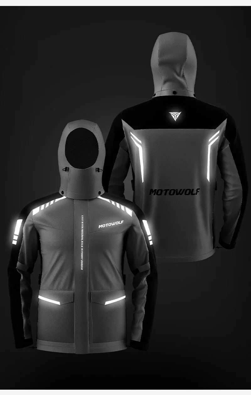 Waterproof Motorcycle Raincoat Man For Heavy Rain Storm Gear Jacket Rider Pants Chubasquero Mujer Adulto 오토바이 우비 Motowolf 9 S4b72e871cebc46cca992b4d3247131c0i