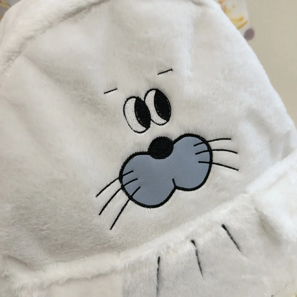 Cute Cartoon Animal Backpack Large Capacity Soft Fluffy School Bag Casual Versatile Shoulder Bag School Use