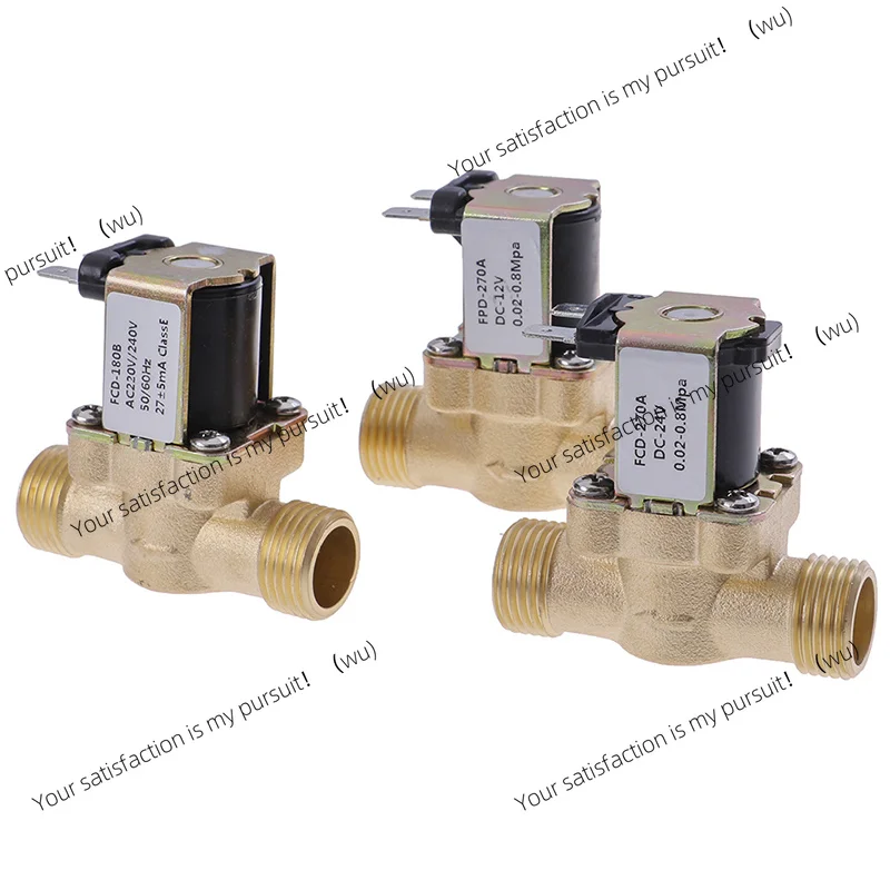 G1/2 'Brass Electric Solenoid Valve DC 12/24/AC220v Suitable for Solar Water Heaters