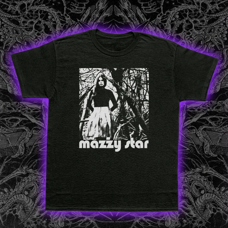 Mazzy Star Hope Sandoval T-shirt Psychedelic Rock T-shirt unisexe décontracté pour hommes, nouvelle collection d'été