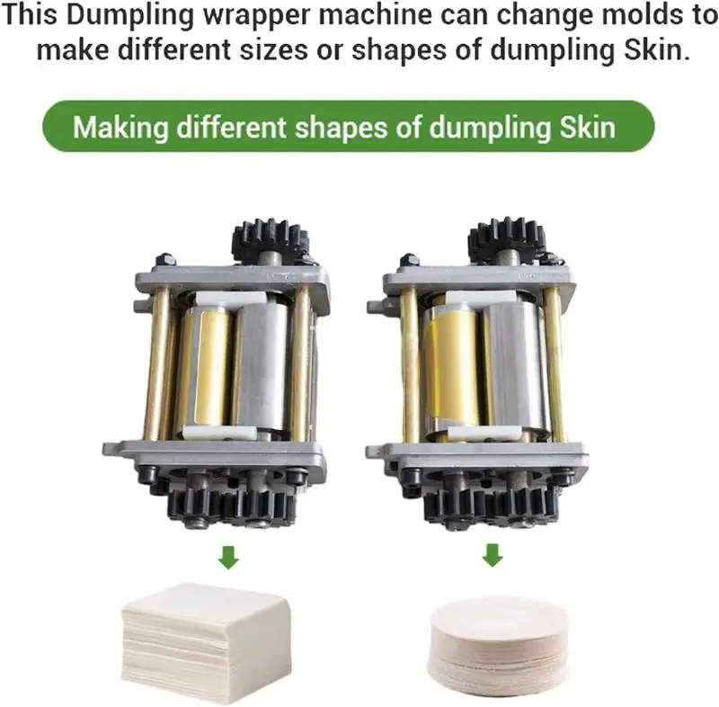 Professional Automatic Dumpling Wrapper Making Machine Wonton Steamed Bun Shaomai Forming Food Processing Machinery