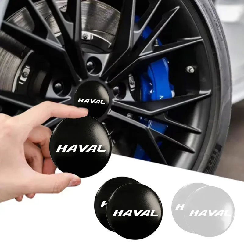 Waterproof high-quality automobile hub cover logo badge sticker For Haval H1 H2 H3 H6 H7 H9 M6 F7X Jolion Great Wall Accessories