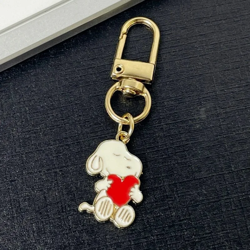 พวงกุญแจโลหะลายการ์ตูนสนูปปี้สุดน่ารัก ฟิกเกอร์อนิเมะ ของสะสมอนิเมะ ของตกแต่งโทรศัพท์มือถือ กระเป๋าเป้สะพายหลัง ของขวัญ
