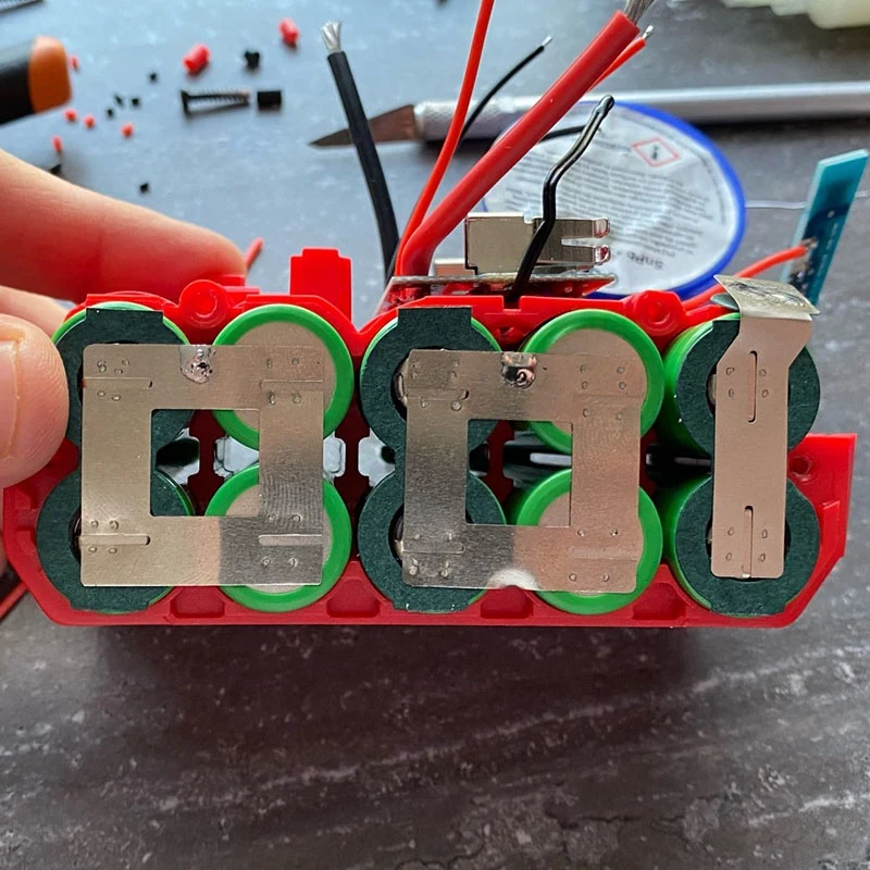 PCB Circuit Board for 18V Battery, Plastic Case, No Battery Cell, Voltage Detection Protection, BAT618 18V