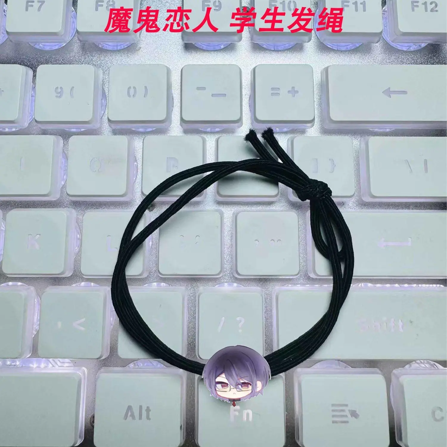 6 個ディアボリックラバーズアニメ小森ユイヘアロープかわいい高弾性ヘッドバンド漫画少女女性ヘアアクセサリーギフト