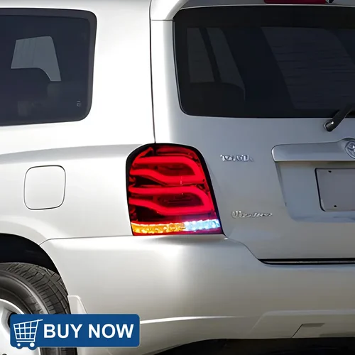 Toyota Highlander 2001-2007 용 자동차 미등 어셈블리 LED 자동 백 램프 업그레이드 하이라이트 깜박임 신호등 액세서리