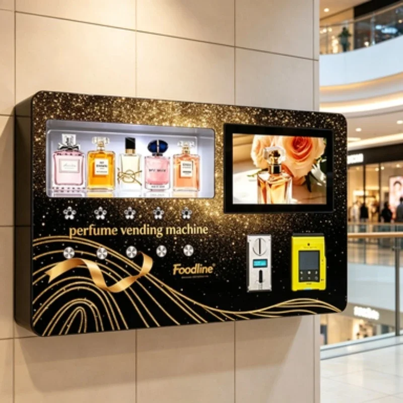 FL 24h Self Service Perfume Sprayer Dispenser Vending Machine Wall Mounted Auto Perfume Spray Vending Machine
