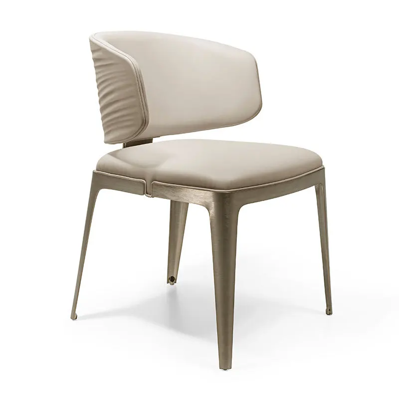 

Light Luxury Italian Home Dining Chair Modern Simple Art Dining Table Chair High-end Furniture Leisure