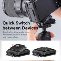 Ulanzi UKA01 Uka Quick Release Plate and Base Kit for Photograph Camera Accessories 20KG Load Compatible with Uka F38 Plates