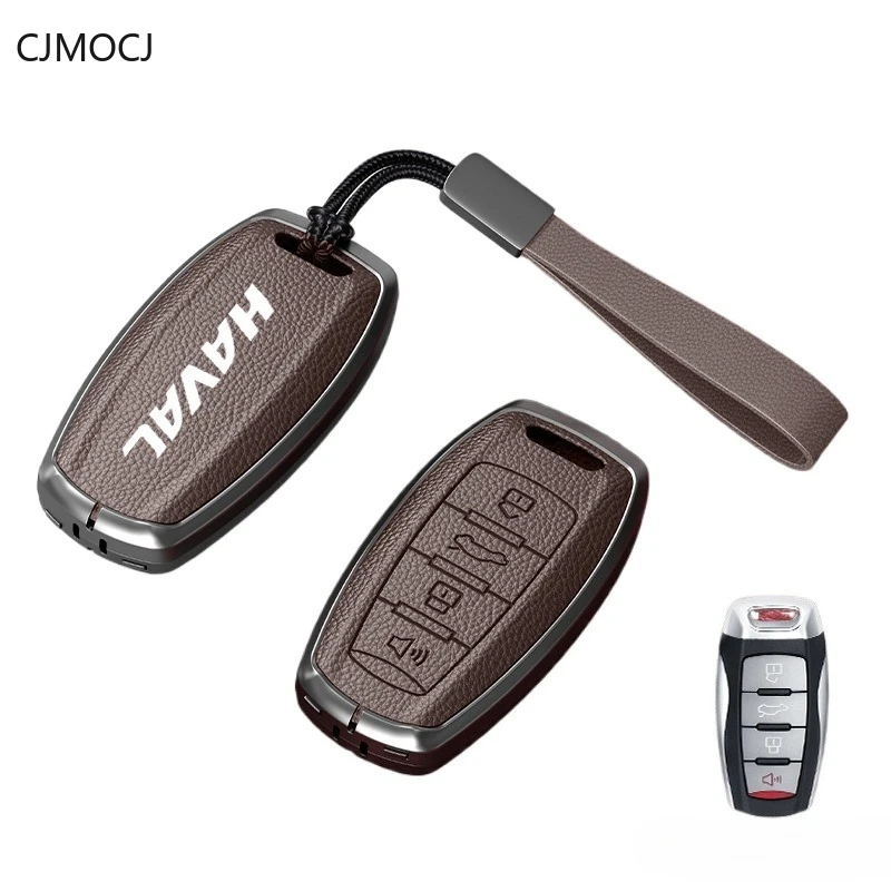 

Premium Zinc Alloy Key Cover Case for Haval H6 3rd Gen/M6 Plus/F7x/Big Dog/H2s/Pao/F5/Chitu (2024) - Protective Key Fob Shell