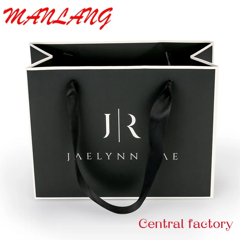 Custom  Cheap Price Luxury Famous Gift Custom Printed Shopping Paper Bag With Your Own Logo