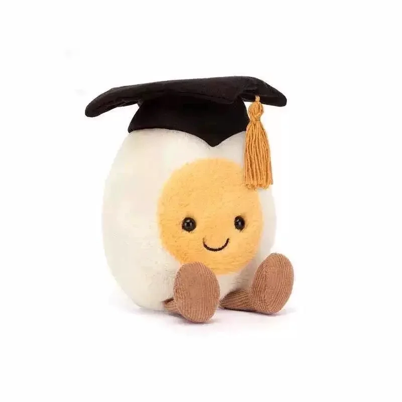

UK Jellycat Funny Doctor Boiled Egg Plush Toy Comfort Doll Stuffed Animal Birthday Gift