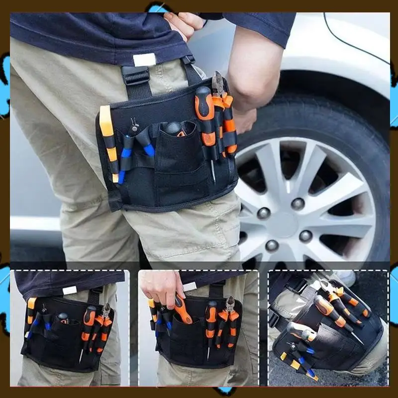 Promotion! Tool Bag Belt   Portable Repair Tools Belt Pouch Leg Tool Bag  Multifunction Tool Bag Belt  For Electricians Diyers