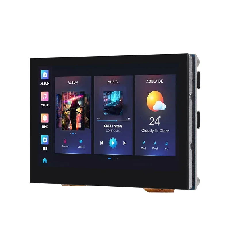 ESP32-S3 4.3inch Capacitive Touch Display Development Board 800×480 5-point Touch 32-bit LX7 Dual-core Processor