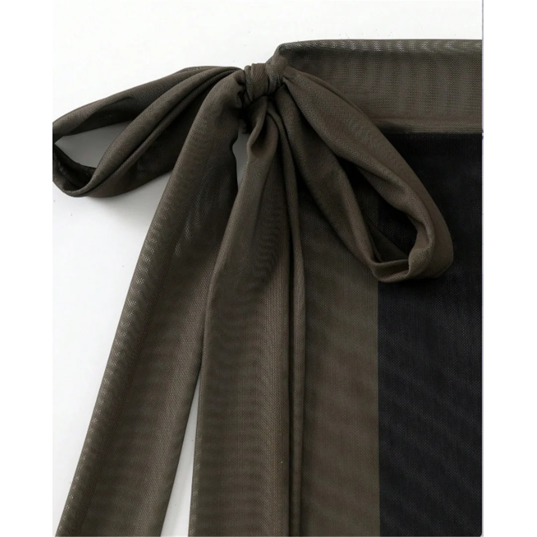 XS - L Farbverlauf Leoparden-Chiffon-Sarong Pareo Strandüberwurf Strandkleid Strandmode Sommer Damen V6617 – Detail 13