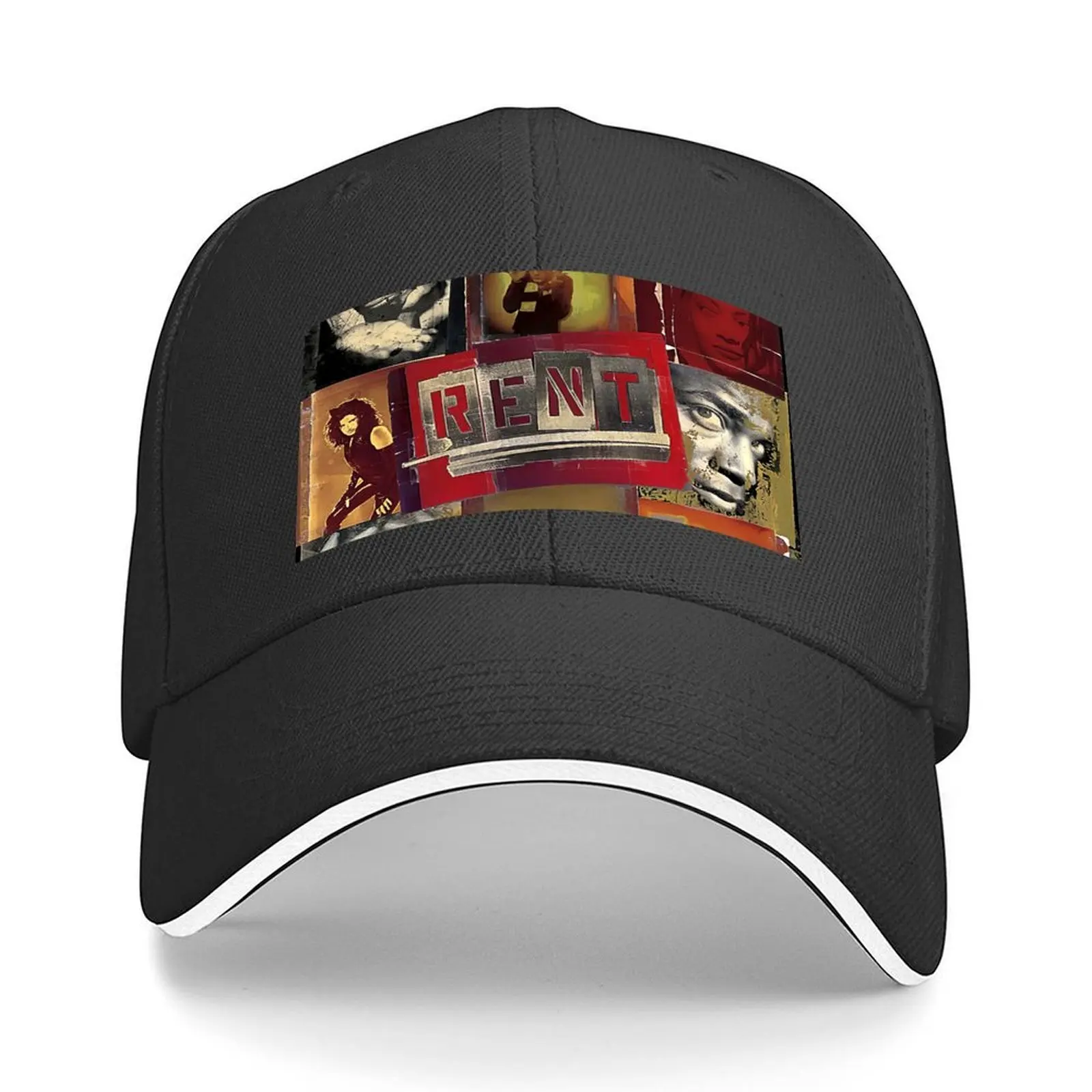 

Vintage Rent Rock Musical, Signed By Complete Original Cast 1996 Baseball Cap Luxury Hat sun caps Beach Golf Women Men's