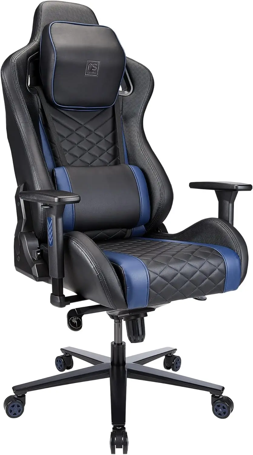 RS Gaming™ Davanti: La Sedia da Gioco Vegan in Pelle ad Alta Schiena Perfetta per Casa e Ufficio