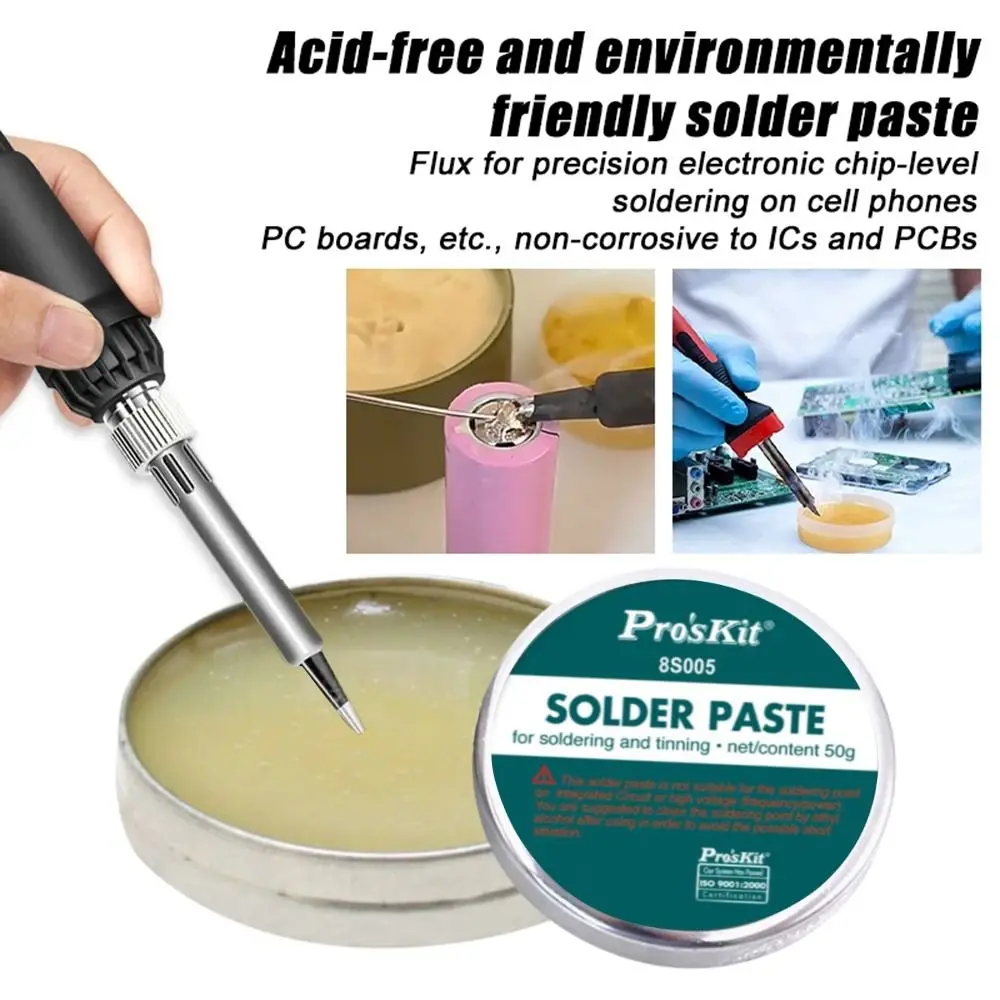 Fluxo de solda sem chumbo para eletrônicos, fácil de soldar, reparar pasta de solda, SMD, PCB, LED