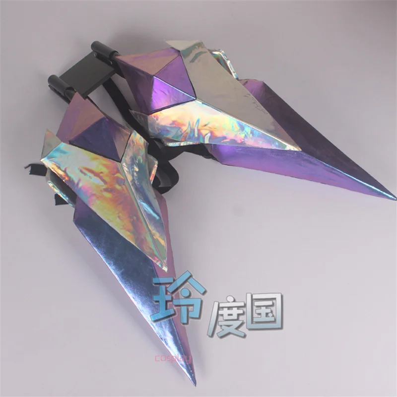 1 conjunto lol kda kaisa cosplay asas feminino meninas jogo personagem asa para role play halloween natal festa extravagante