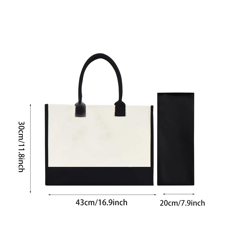 Sweet Sixteen Tote Bag Canvas Bag Celebration Sweet 16 Birthday Party Decoration Supplies Gift for Daughter or Women Souvenirs