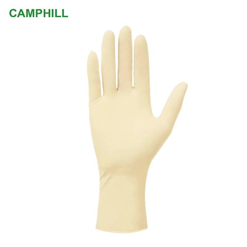 Recommend 9-inch food grade palm pitted surface disposable latex gloves Electronic Factory, Hygiene and cleanliness gloves