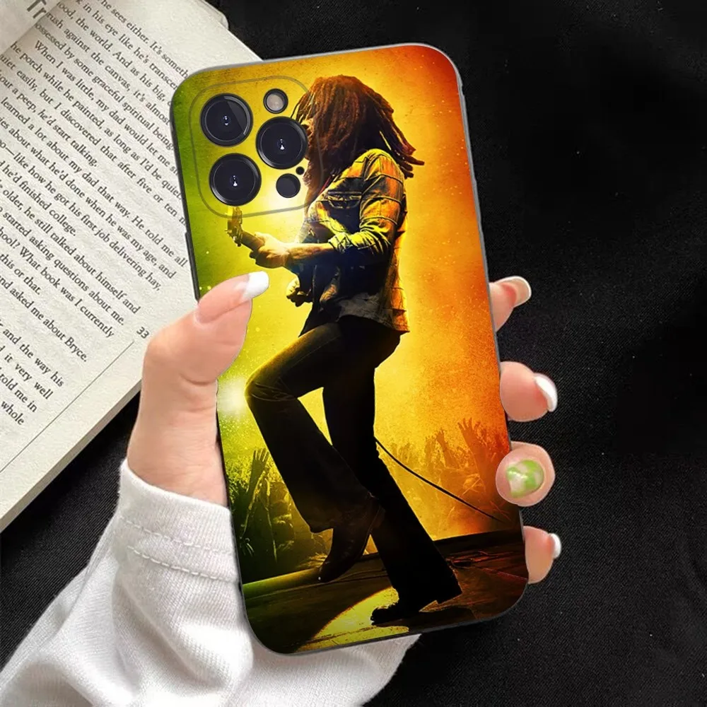 Bob-Marley One Love movie Phone Case For iPhone 15 14 11 12 13 Mini Pro XS Max Cover 6 7 8 Plus X XR SE 2020 Funda Shell