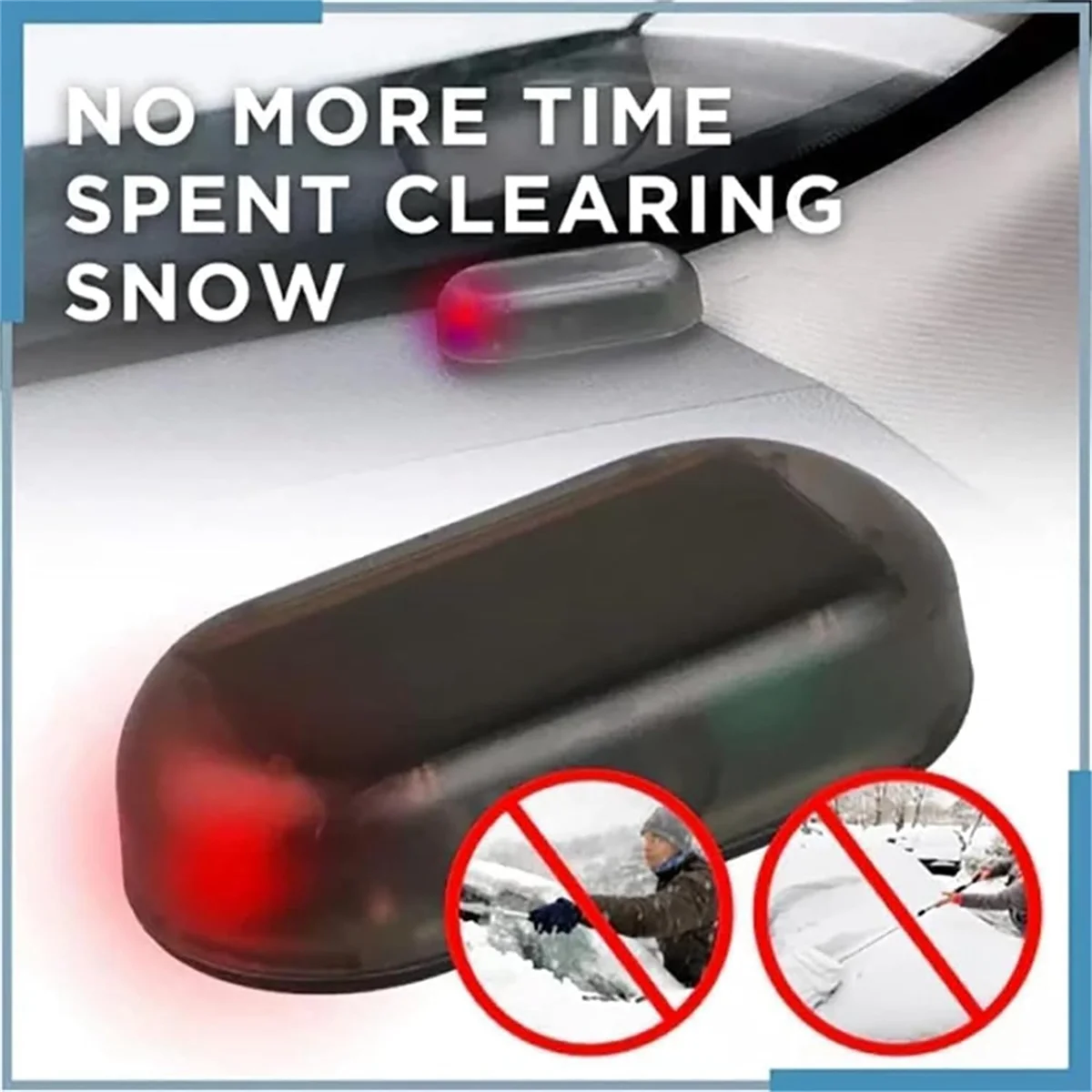 2PCS Electric Snow Ice Scraper USB Rechargeable Car Snow Removal Tool Glass Deicer and Snow Melter Vehicle Scraper