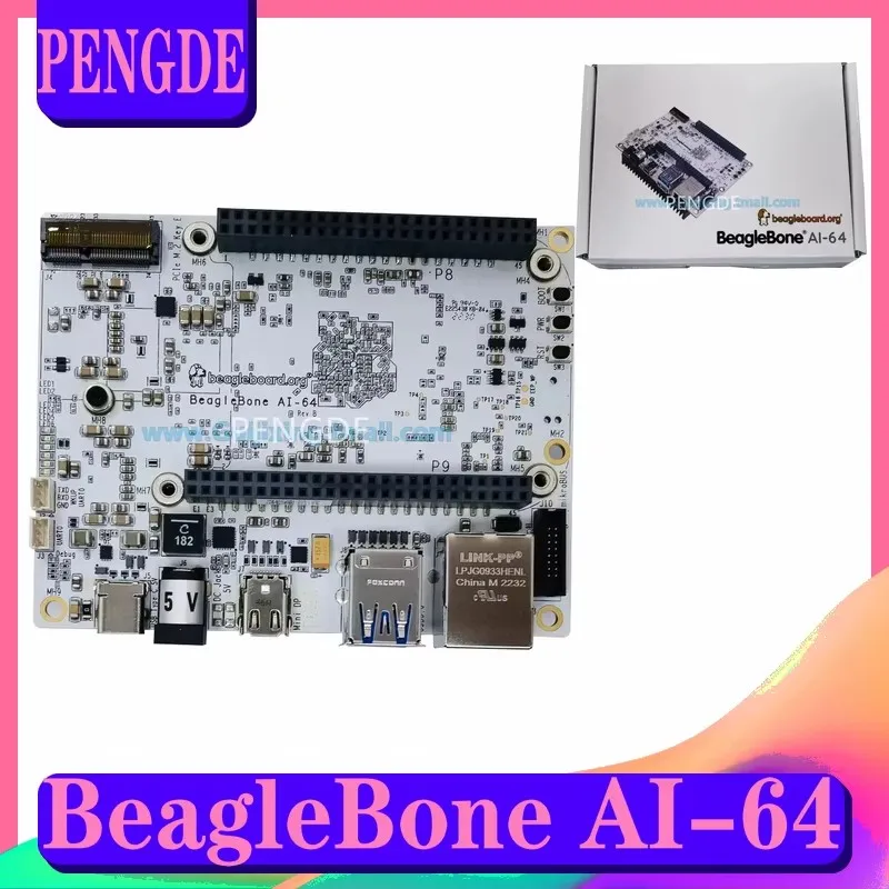 

BeagleBone AI-64 TDA4VM BEAGL-BONE-AI-64 Разработка платы искусственного интеллекта