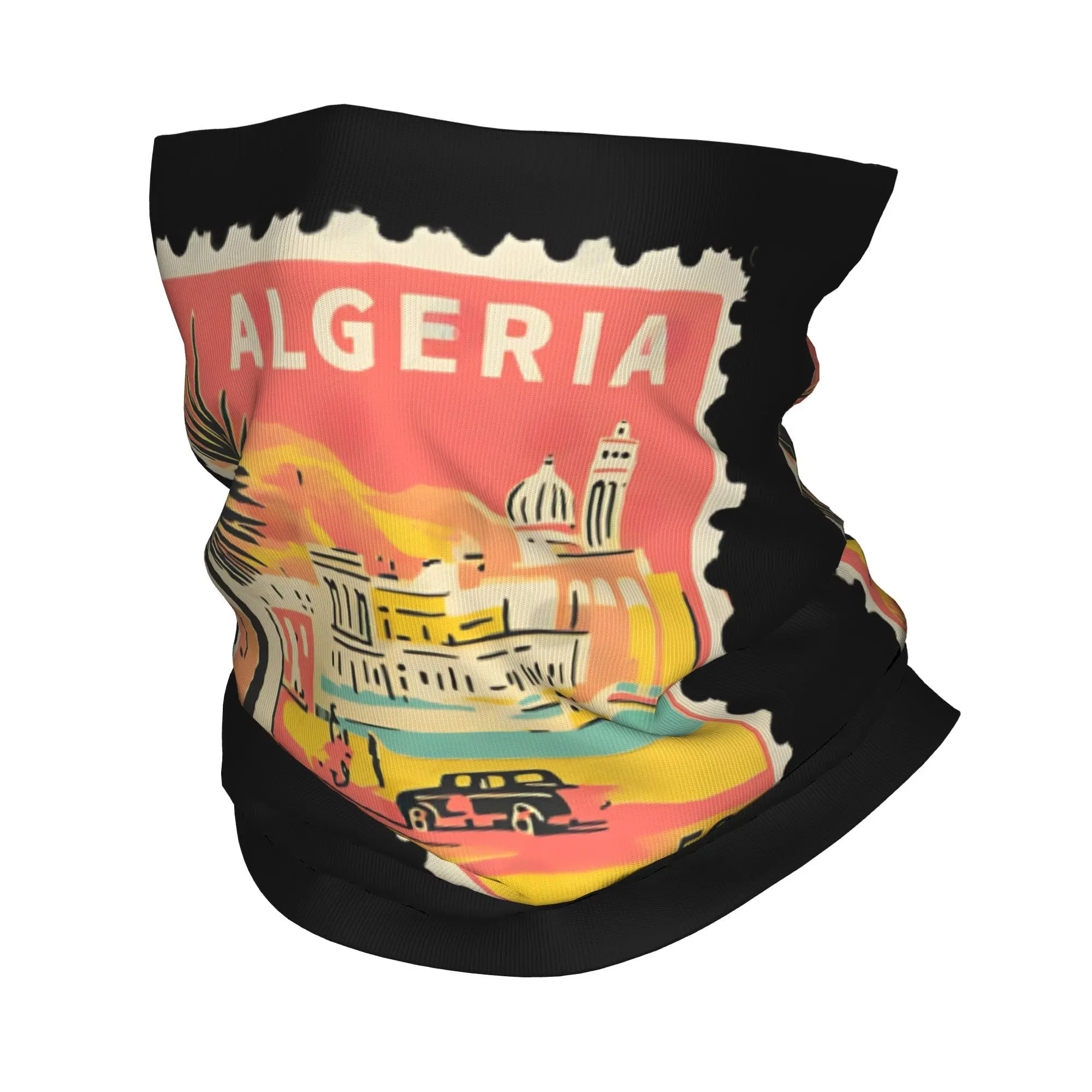 

Алжир Закат городской пейзаж штамп искусство бандана шеи гетры шарф для лица многофункциональная Балаклава велосипедная унисекс для взрослых моющаяся