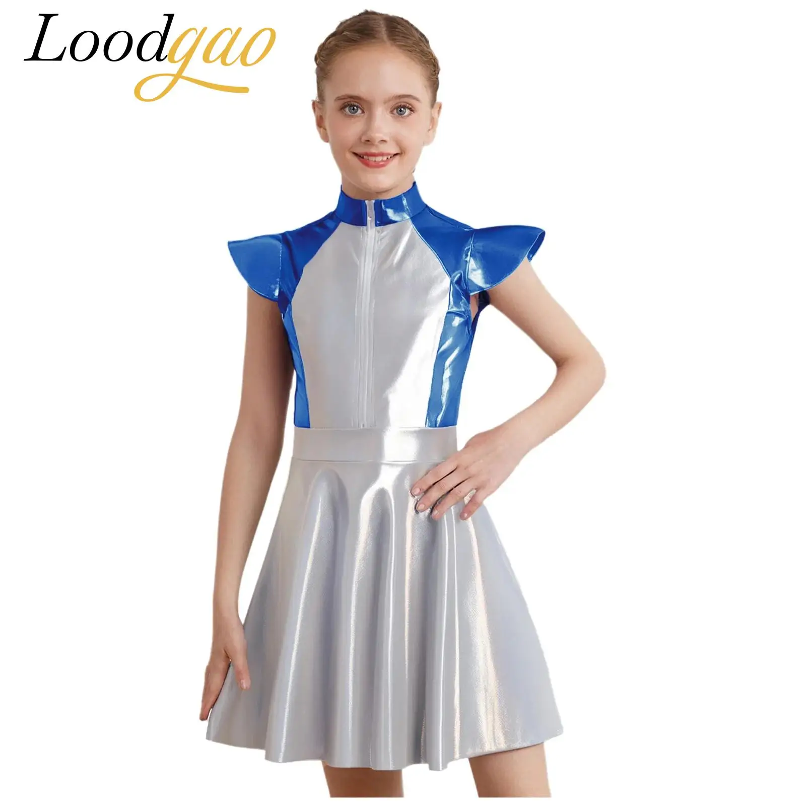 

Girls Halloween Costume Alien Cosplay Costumes Kids Outer Space Role-playing Outfits Children Cosmic Galaxy Robot Fancy Dress