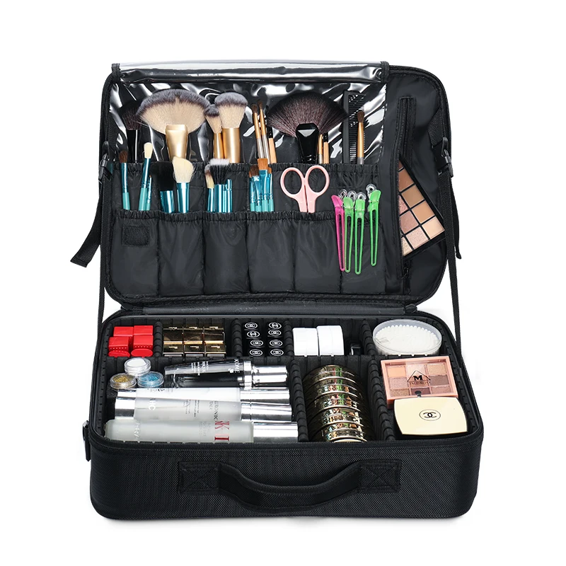 

Large-capacity multi-layer professional portable manicure tattoo cosmetics storage toolbox