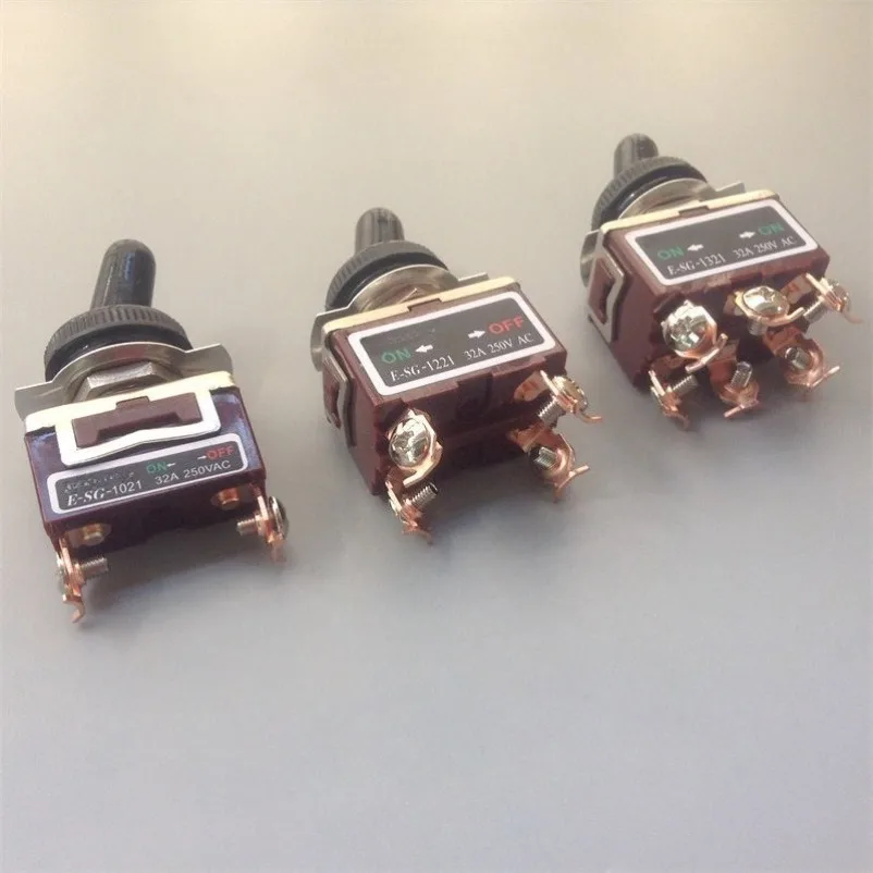 32A waterproof, copper foot, remote control boat, button switch, silver touchpoint high current, rocker switch toggle switch