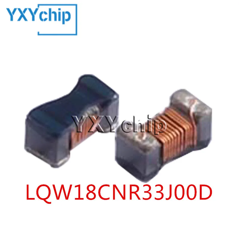 Inductor bobinado Lqw18cnr33j00d Smd, 0603, 330nh, 0.33uh, 0.63a, Rf, alta frecuencia, alta corriente, 20 unidades por lote