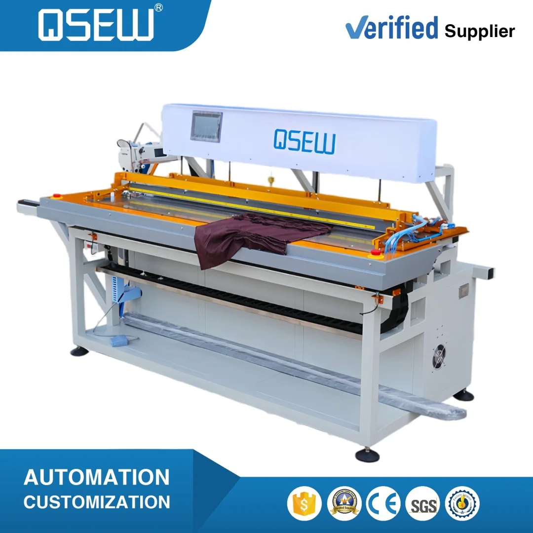 QS-3000-1400A Automatic Pintuck Sewing Machine Dress and Skirt Pleating Machine Multi Needles Sewing Machine