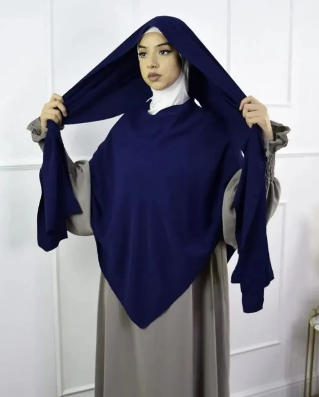 Abaya Hijab musulmán para mujer, Jersey islámico para la cabeza, turbante, envoltura instantánea, moda