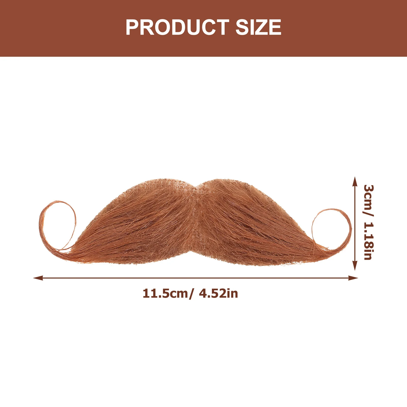 Barba falsa, barba realista, textura fina, sensación de mano suave para Cosplay, mascarada, bigote Artificial, bigote realista