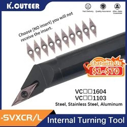 S16Q-SVXCR11 S20R-SVXCR16 S25S-SVXCR16 S32T-SVXCR16 CNC Indexable Tool Turning Bar Holder Use VCMT/VCGT11/16 CNC Carbide Insert
