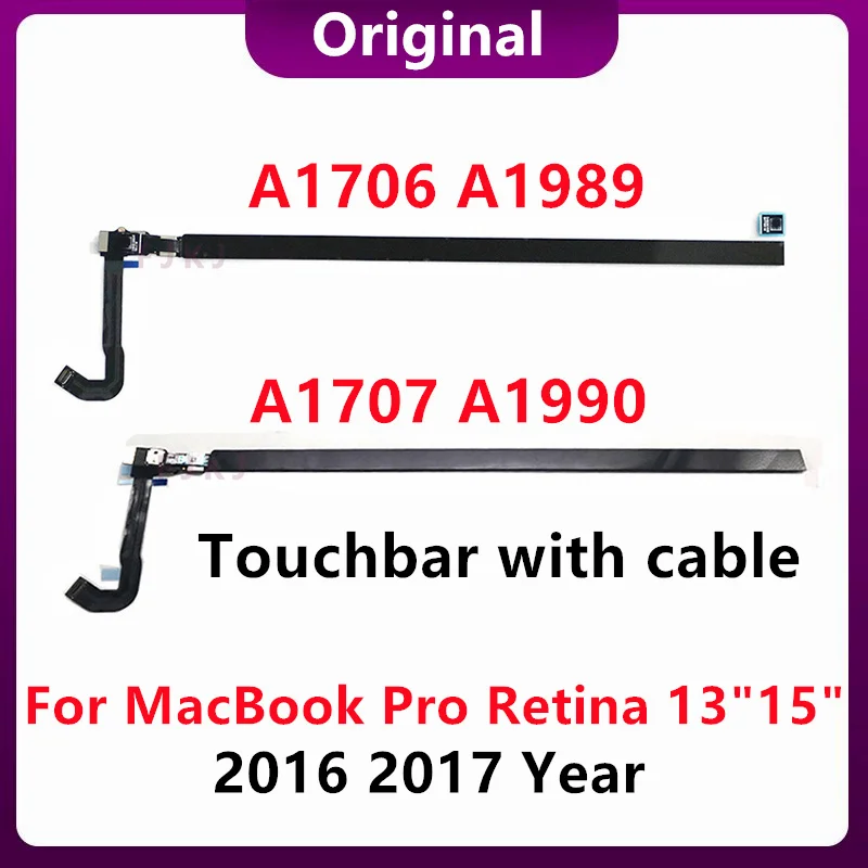 

Original For Macbook Pro Retina 13" 15" A1706 A1707 A1989 A1990 Touch Bar Touchbar With Cable 821-00480-04 821-00480-A