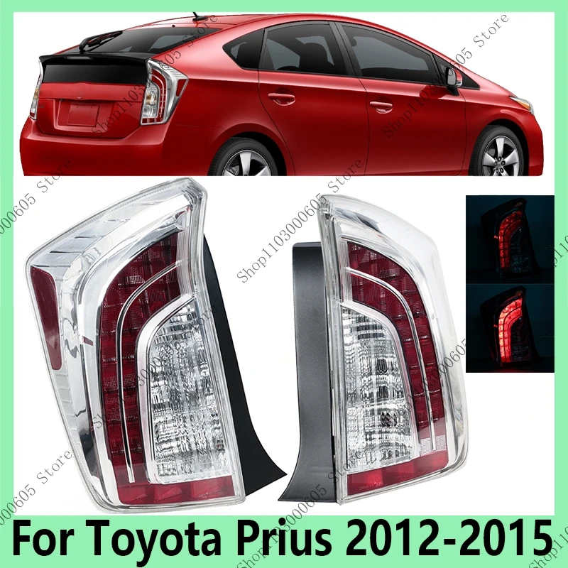 For Toyota Prius 2012-2015 American Version Car Accessories Taillamp Tail Light Brake Stop Warning Turn Signal Reflector Lamp