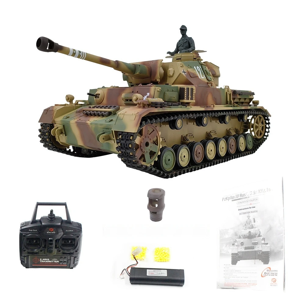 Jouet de Combat Tout-Terrain Télécommandé M60a3, Modèle en Métal Précieux, 1/16g, Compatible avec Henglong 2.4, Cadeau d'Anniversaire pour Garçon, 7.0