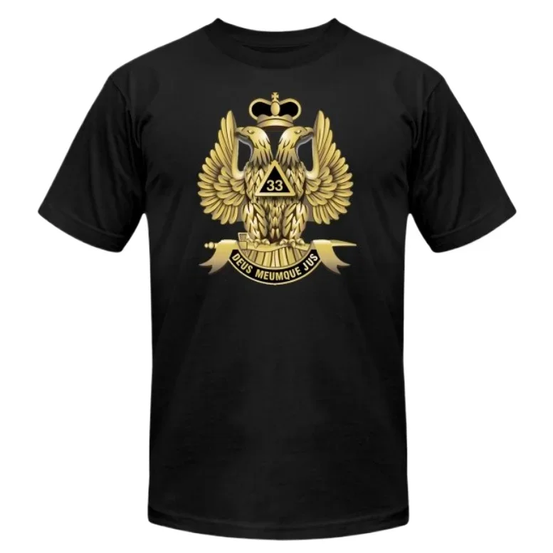 33 Degree Mason Inspector General Honorary T-Shirt 100% Cotton O-Neck Short Sleeve Summer Casual Mens T-shirt Size S-3XL