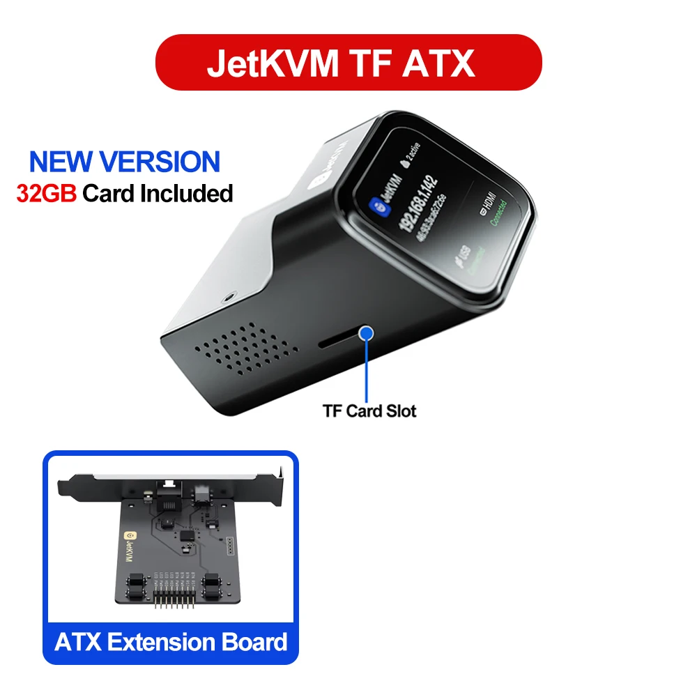 JetKVM KVM Over IP リモート BIOS コントロール HDMI USB リモート